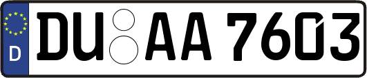 DU-AA7603