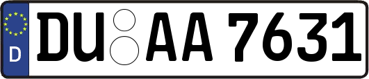 DU-AA7631