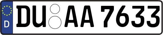 DU-AA7633