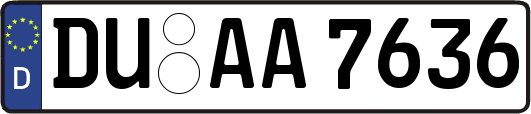 DU-AA7636