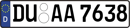 DU-AA7638
