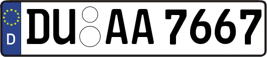 DU-AA7667