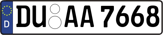 DU-AA7668