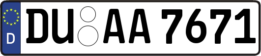 DU-AA7671