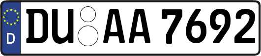 DU-AA7692