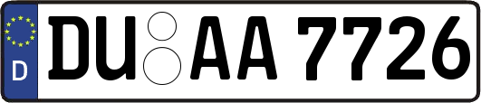 DU-AA7726