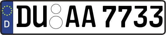 DU-AA7733