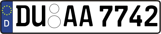 DU-AA7742