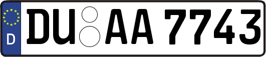 DU-AA7743