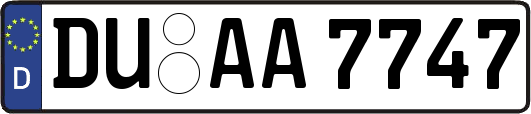DU-AA7747