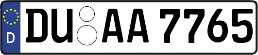 DU-AA7765