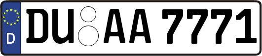 DU-AA7771