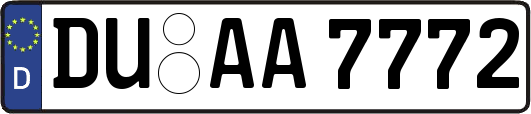 DU-AA7772