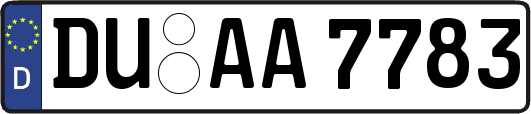 DU-AA7783