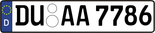 DU-AA7786