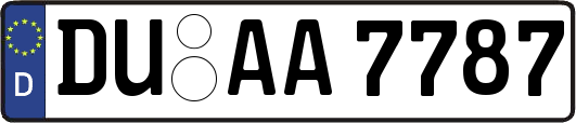 DU-AA7787