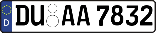 DU-AA7832