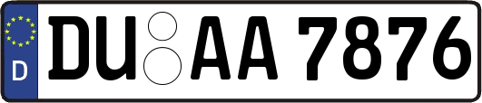 DU-AA7876