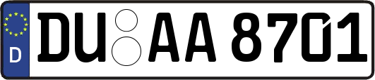 DU-AA8701
