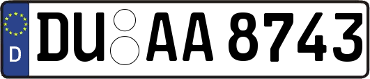 DU-AA8743