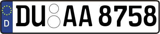 DU-AA8758