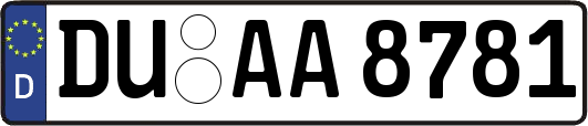 DU-AA8781