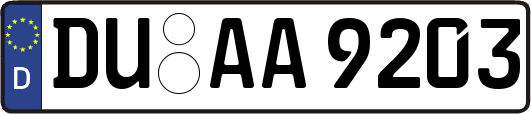 DU-AA9203