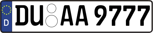 DU-AA9777