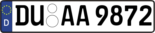 DU-AA9872