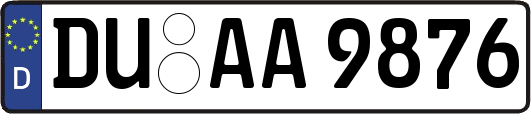DU-AA9876
