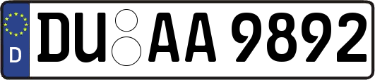DU-AA9892