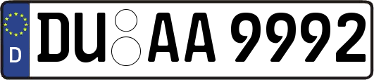 DU-AA9992