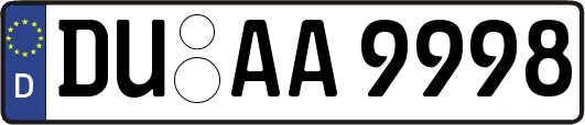 DU-AA9998