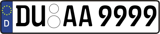 DU-AA9999
