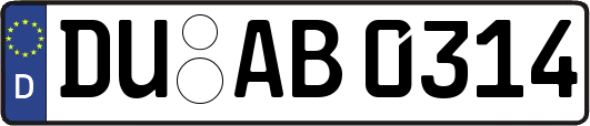 DU-AB0314