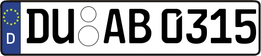 DU-AB0315