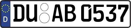 DU-AB0537