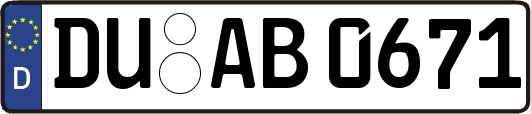 DU-AB0671