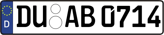 DU-AB0714