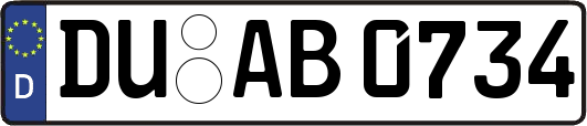 DU-AB0734