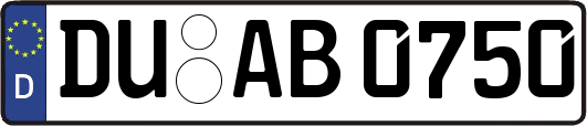 DU-AB0750