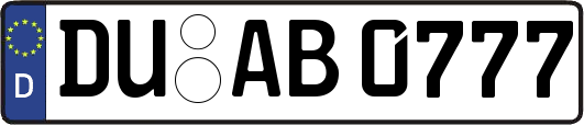 DU-AB0777