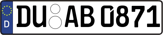 DU-AB0871