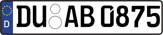 DU-AB0875