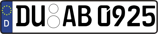 DU-AB0925
