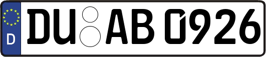 DU-AB0926