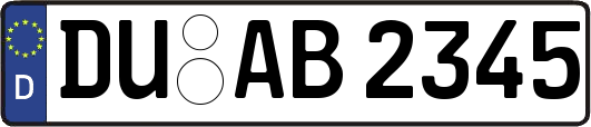 DU-AB2345