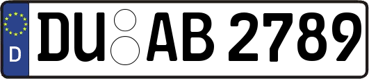 DU-AB2789