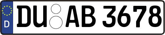 DU-AB3678