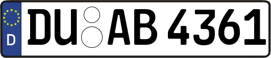 DU-AB4361